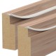 WHITE SPARE RUBBER "P" SHAPE FOR DRAUGHT EXCLUDER DRAUGHT EXCLUDERS - RUBBER SEALS